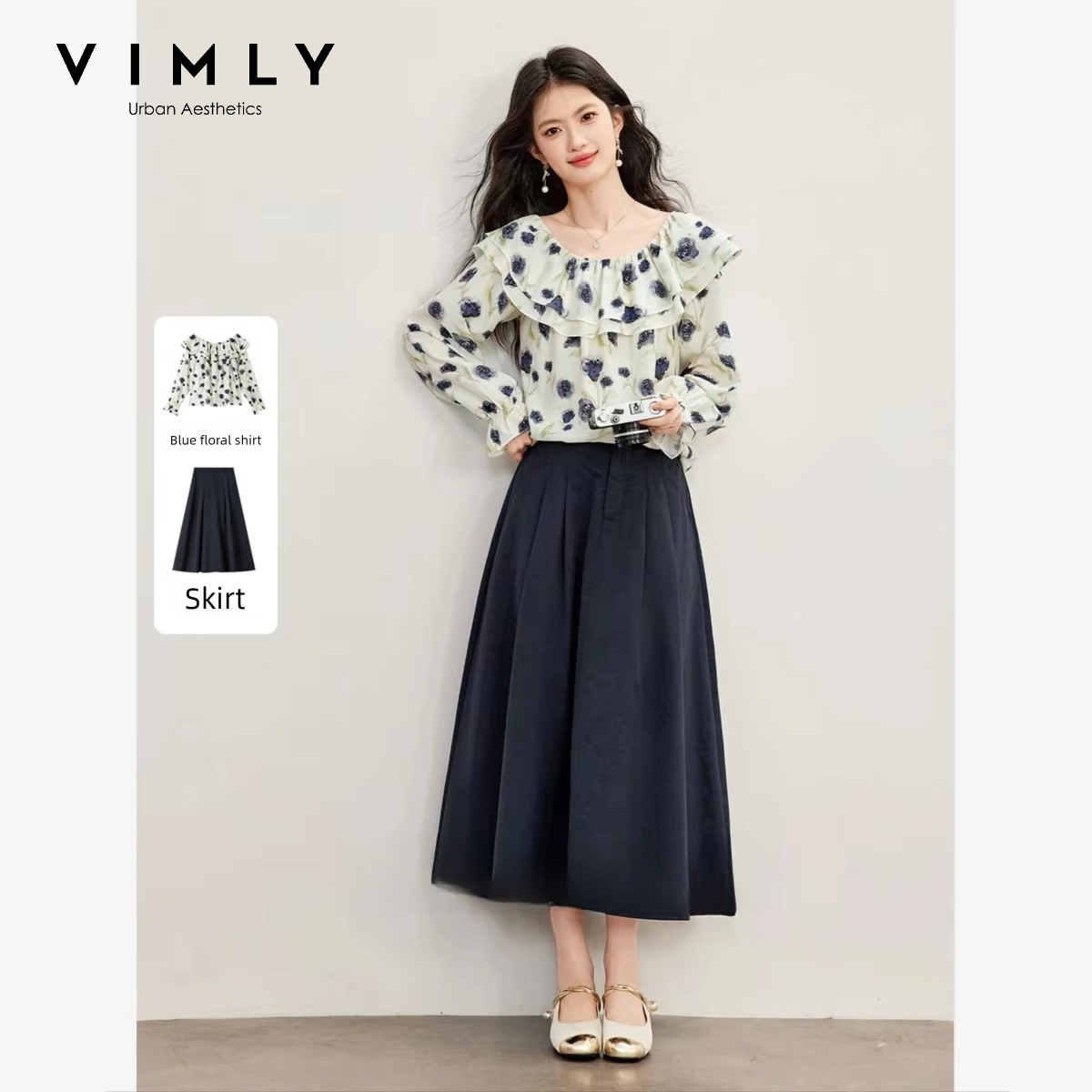 VIMLY Set Due Pezzi con Blusa  - Blouse Off Shoulder recensione e prezzo