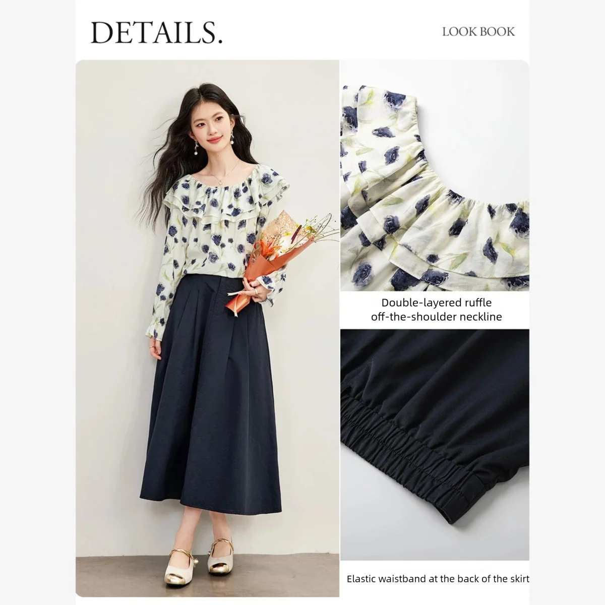 VIMLY Set Due Pezzi con Blusa  - Blouse Off Shoulder recensione e prezzo